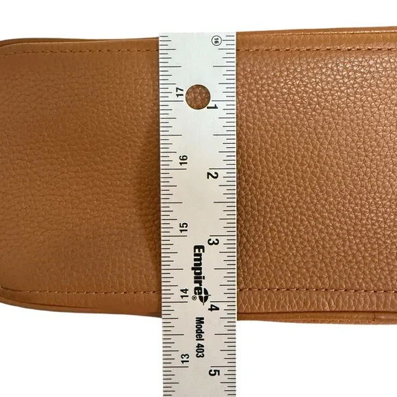 Michael Kors Anita Pebbled Leather Shoulder Bag – Acorn/Camel - Picture 13 of 13